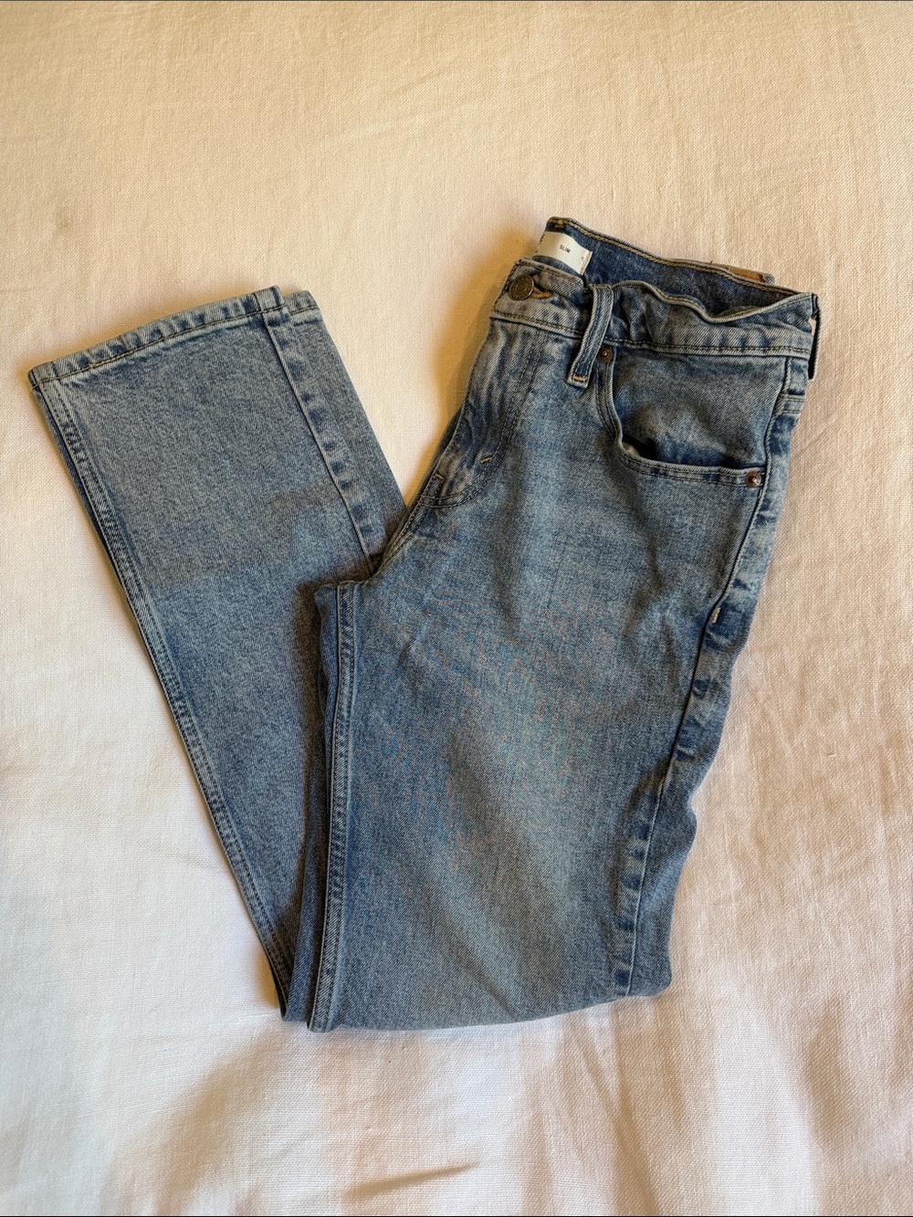 Levi's Light Blue Straight Leg Jeans